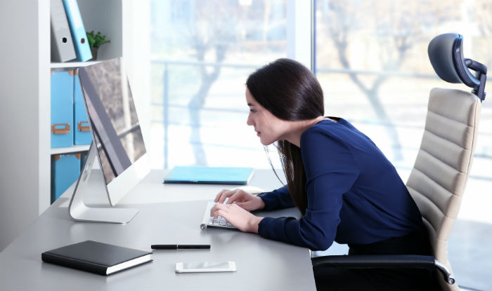 bad office posture