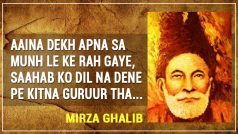 Mirza Ghalib Birthday Special: Top 15 Couplets of The Greatest Urdu Poet That Define Love, Pain & Life