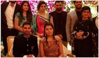 PHOTOS: भुवनेश्वर-नूपुर का ग्रैंड रिसेप्शन, सज-धजकर पहुंची कोहली एंड कंपनी