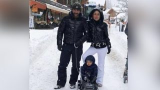 Taimur Ali Khan Looks Like An Adorable Snowman As He Enjoys His First Snowfall With Mommy Kareena Kapoor Khan and Daddy Saif Taimur Ali Khan Looks Like An Adorable Snowman As He Enjoys His First Snowfall With Mommy Kareena Kapoor Khan and Daddy Saif