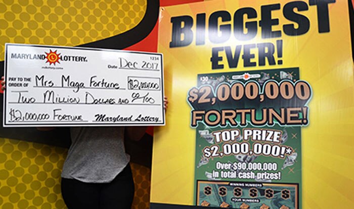 Maryland Woman Wins $2 Million Jackpot Few Years After She Won $100,000 Lottery Maryland Woman Wins $2 Million Jackpot Few Years After She Won $100,000 Lottery