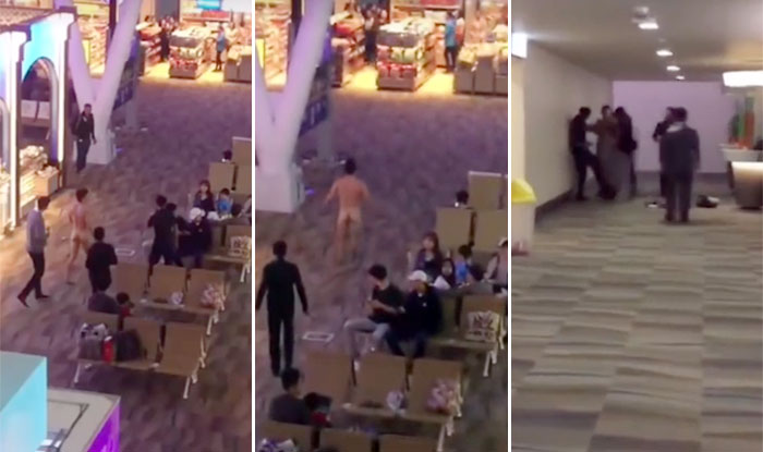 Naked man hurls faeces at bystanders in Phuket airport 