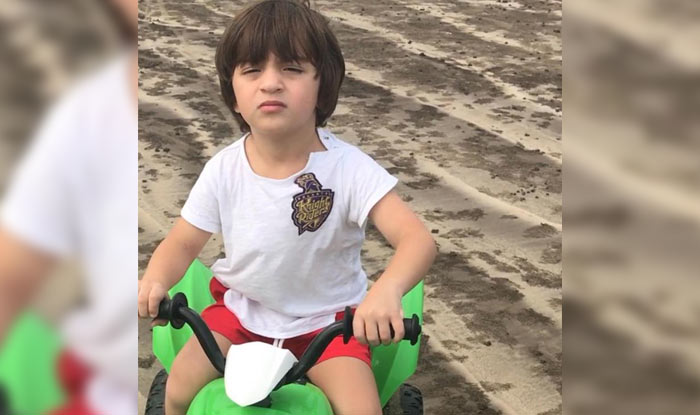 Shah Rukh Khan’s Little Boy AbRam Flaunts His New Ride In This New Pic ...