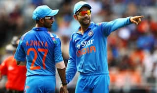 कोहली बोले वर्ल्ड कप में चौथे नंबर के लिये मजबूत दावेदार हैं रहाणे