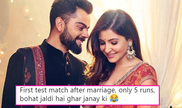 Anushka Sharma Trolled On Twitter As Virat Kohli Manages Only 5 Runs In 