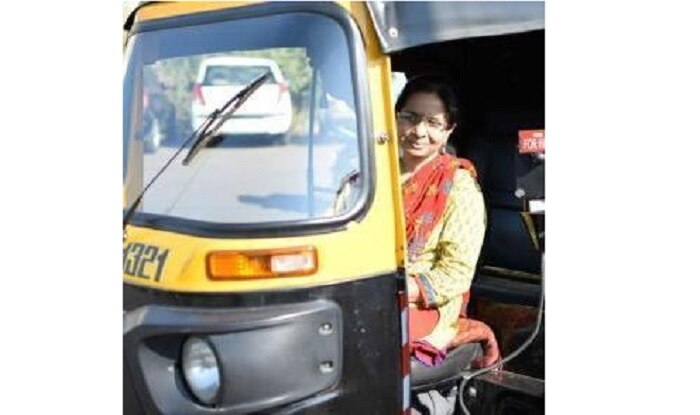 India's first autorickshaw driver Shila Dawre