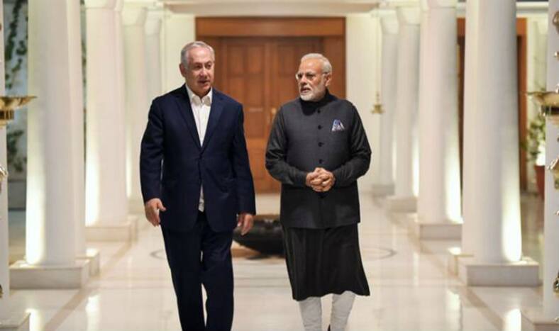 Israel PM Benjamin Netanyahu to Meet Business Leaders, Pay Tributes to 26/11 Mumbai Terror Attack Victims Today