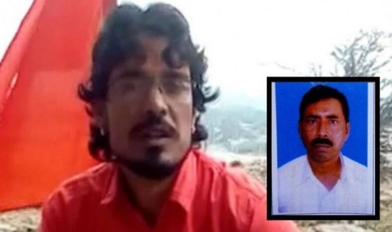 A screen grab of Shambhulal Regar, the main accused in Rajsamand case