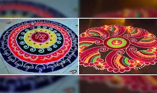 Holi Rangoli Designs 2018: 5 Easy And Colourful Rangoli Designs and Patterns