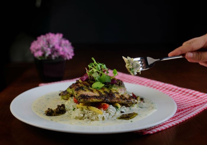 Caribbean Chicken at Plate & Pint
