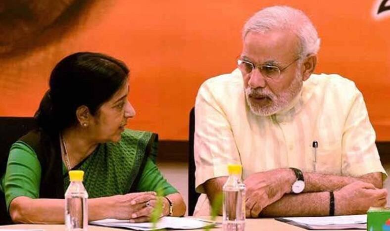Remembering Sushma Swaraj: PM Modi Pays Tribute to Forgone Leader Who Was 'India's Voice at World Stage'