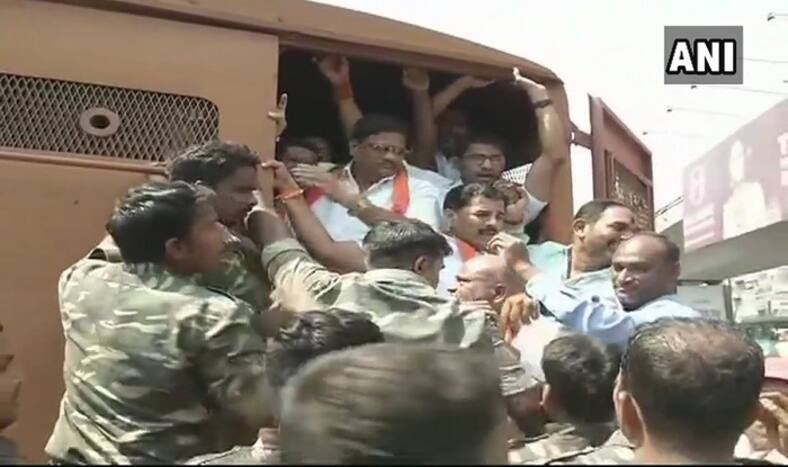 Telangana CM KC Rao's Alleged Abusive Comment Against PM Narendra Modi Triggers Massive Protest by BJP