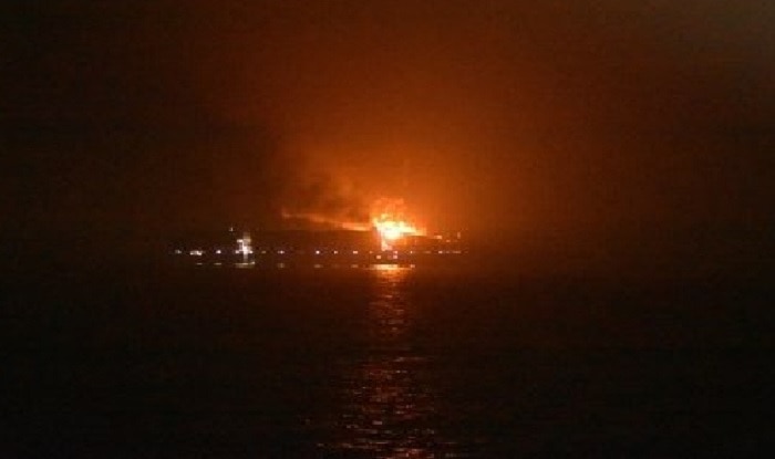 Maersk Container Ship Catches Fire Near Lakshadweep Islands; 23 Crew ...