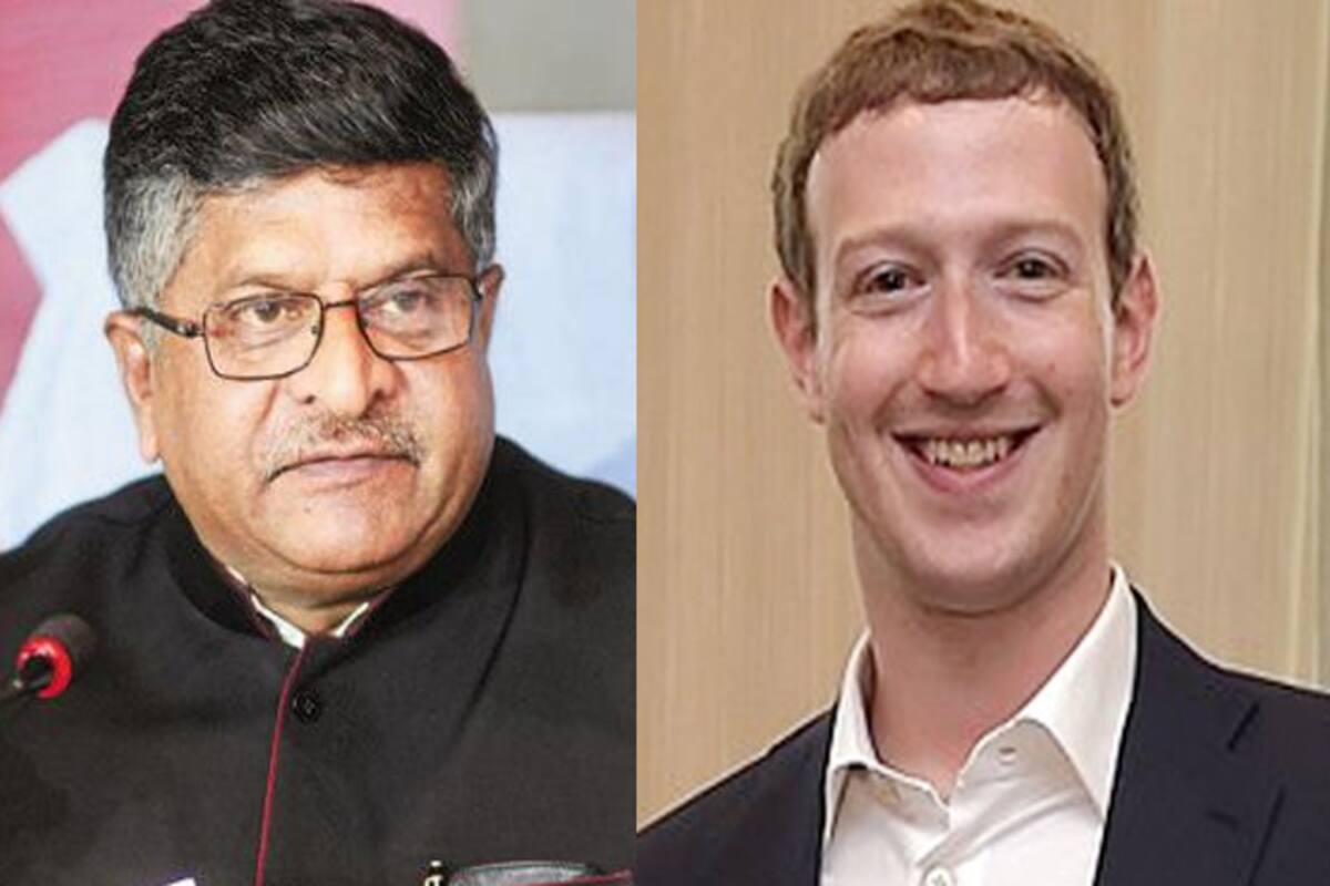 Ravi Shankar Prasad To Facebook Ceo Mr Mark Zuckerberg If Data Theft Of Indians Done We Can Even Summon You To India India Com