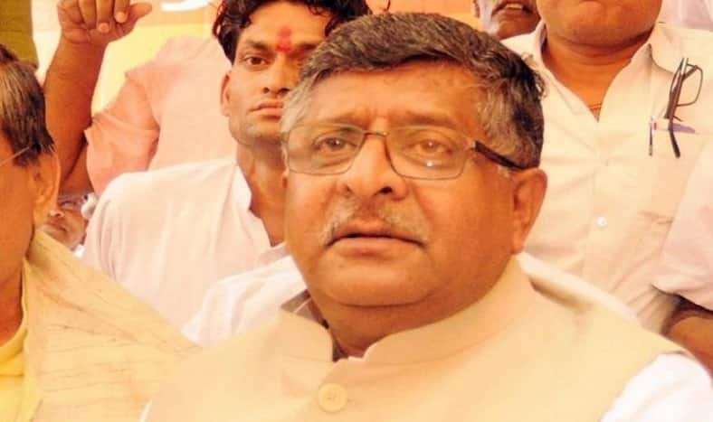 Union Minister Ravi Shankar Prasad