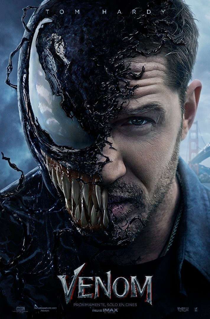 Venom tom hardy poster 2018