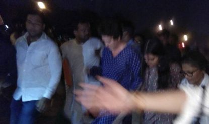 Priyanka Gandhi midnight candle march india gate over kathua and unnao gangrape