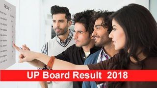 UP Board Result 2018: Fatehpur’s Rajnish Shukla Top Class 12 With 93.20%; Passing Percentage of UP Board Intermediate Stands at 72.43 UP Board Result 2018: Fatehpur’s Rajnish Shukla Top Class 12 With 93.20%; Passing Percentage of UP Board Intermediate Stands at 72.43