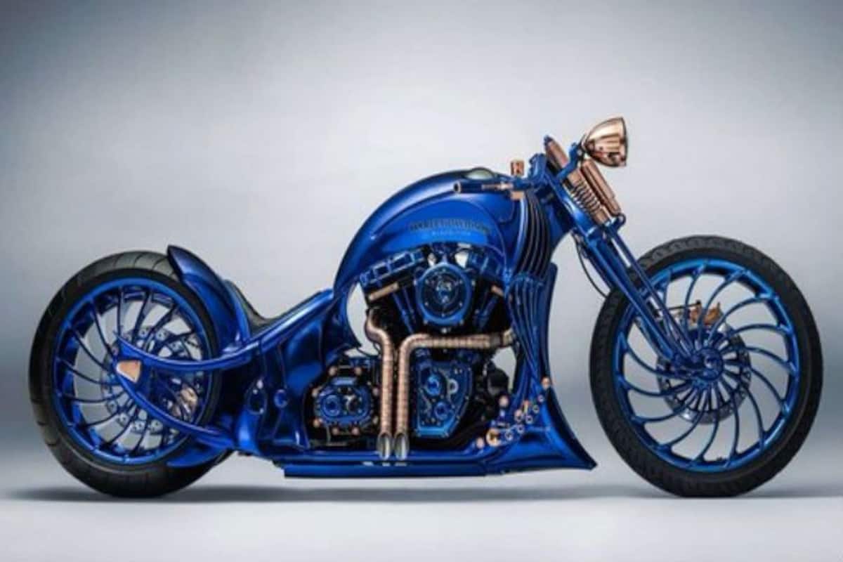 Harley Davidson Blue Edition The World S Most Expensive Motorcycle Priced At Rs 12 Crore India Com