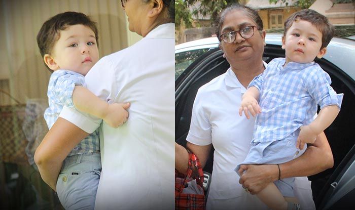 Taimur Ali Khan Looks Totally Disinterested to Attend his new School ...