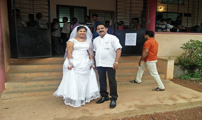 Karnataka Assembly Election 2018 Bride Casts Her Vote Just Before