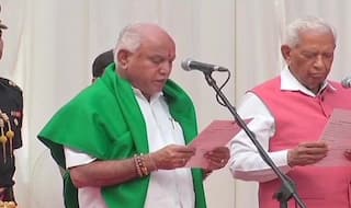 BS Yeddyurappa Sworn in as Karnataka Chief Minister by Governor Vajubhai Vala After Two Days of High Drama Politics