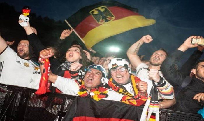 German Fans Ecstatic Win Over Sweden