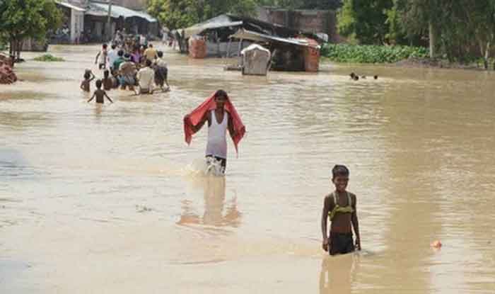 Floods in Bihar last year.
