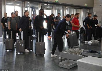 Germans arrive.