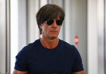 Joachim Low arrives.