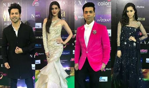 IIFA Rocks Green Carpet 2018: Varun Dhawan, Shraddha Kapoor, Kriti ...