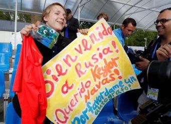Russian Kids at the practice session of Costa Rica
