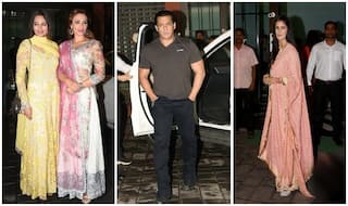 Eid 2018 : Salman Khan, Katrina Kaif, Iulia Vantur, Sonakshi Sinha, Attend Arpita Khan Sharma's Party in Style - View Pics