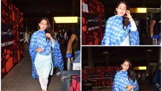 Sara Ali Khan Heads Back To Mumbai After Shooting For Simmba In Hyderabad – View Pics Sara Ali Khan Heads Back To Mumbai After Shooting For Simmba In Hyderabad – View Pics