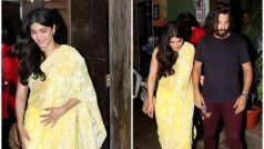 Shruti Haasan Looks Gorgeous in a Yellow Sari As She Steps Out For a Dinner Date With Beau Michael Corsale – View Pics