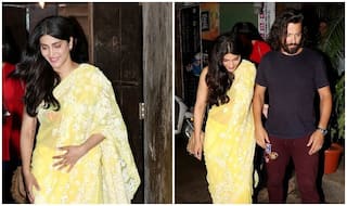Shruti Haasan Looks Gorgeous in a Yellow Sari As She Steps Out For a Dinner Date With Beau Michael Corsale - View Pics