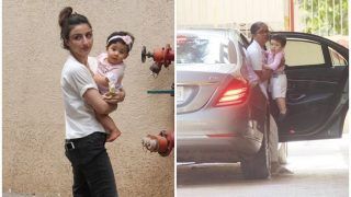 Did Inaaya Naumi Kemmu And Taimur Ali Khan Have A Play Date At Aunt Karisma Kapoor’s Residence? View Pics Did Inaaya Naumi Kemmu And Taimur Ali Khan Have A Play Date At Aunt Karisma Kapoor’s Residence? View Pics