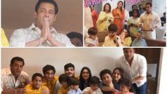 Salman Khan Waves At His Fans, Directs Family To Scream Eid Mubarak And Sings Happy Birthday For Sohail Khan’s Son, Yohan – View Pics & Videos