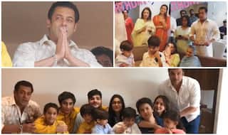 Salman Khan Waves At His Fans, Directs Family To Scream Eid Mubarak And Sings Happy Birthday For Sohail Khan's Son, Yohan - View Pics & Videos