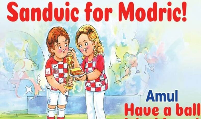 Amul Ad on Luka Modric_Twitter