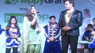 Haryanvi Hotness Sapna Choudhary Burns The Stage With Her Sexy Thumkas; Bhojpuri Superstar Ravi Kishan Joins Her at Live Dance Performance- Watch Viral Video Haryanvi Hotness Sapna Choudhary Burns The Stage With Her Sexy Thumkas; Bhojpuri Superstar Ravi Kishan Joins Her at Live Dance Performance- Watch Viral Video