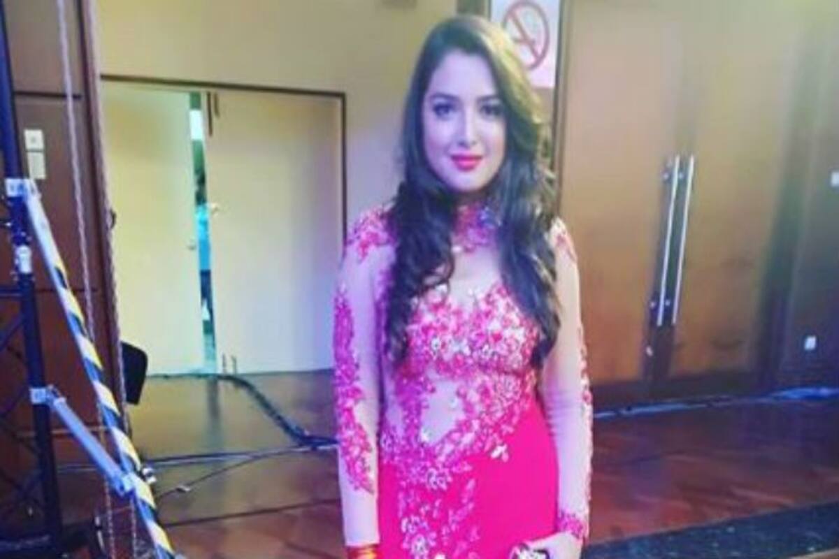 Amrapali Dubey Ki Chudai - Bhojpuri Bomb Amrapali Dubey Looks Super Hot in See-Through Red Dress in  Malaysia | India.com