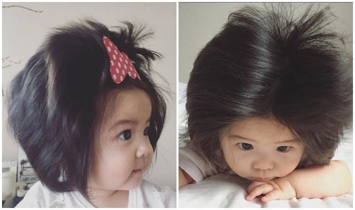 7-month-old Japanese Baby Chanco's Long Hair Pictures Are Going Viral |  