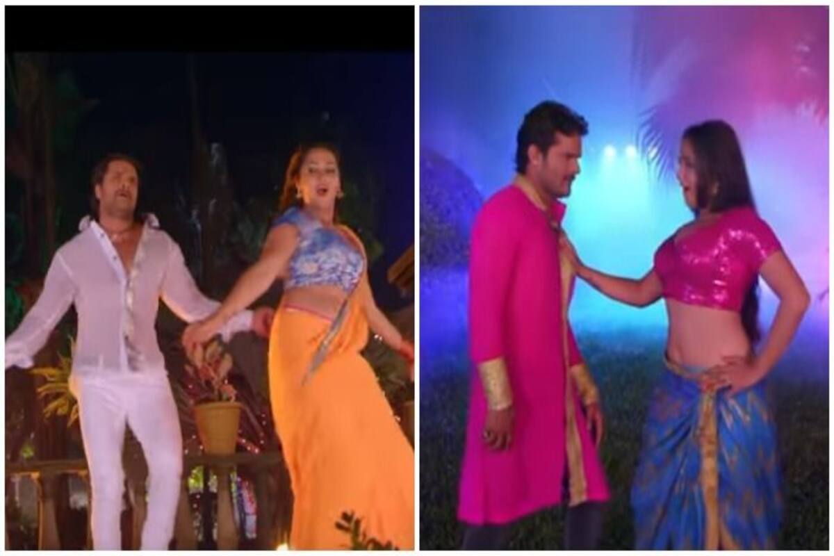 Bhojpuri Actors Khesari Lal Yadav And Kajal Raghwani Turn up The Heat on  Sarso ke Sagiya, Watch Video | India.com