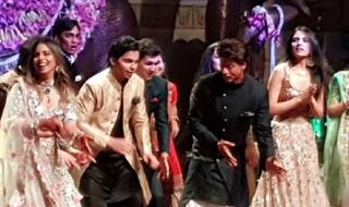 Shah Rukh Khan Dances to Gal Mithi Mithi, Ranbir Kapoor, Alia Bhatt, Arjun Kapoor Join Him at Akash Ambani and Shloka Mehta's Engagement