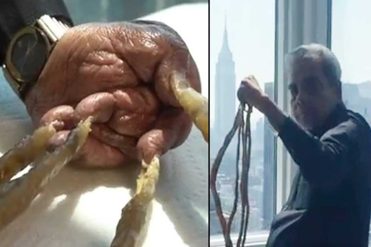 Shridhar Chillal Finally Cuts His Fingernails After 66-Years in Nail  Clipping Ceremony in New York; Video Goes Viral 