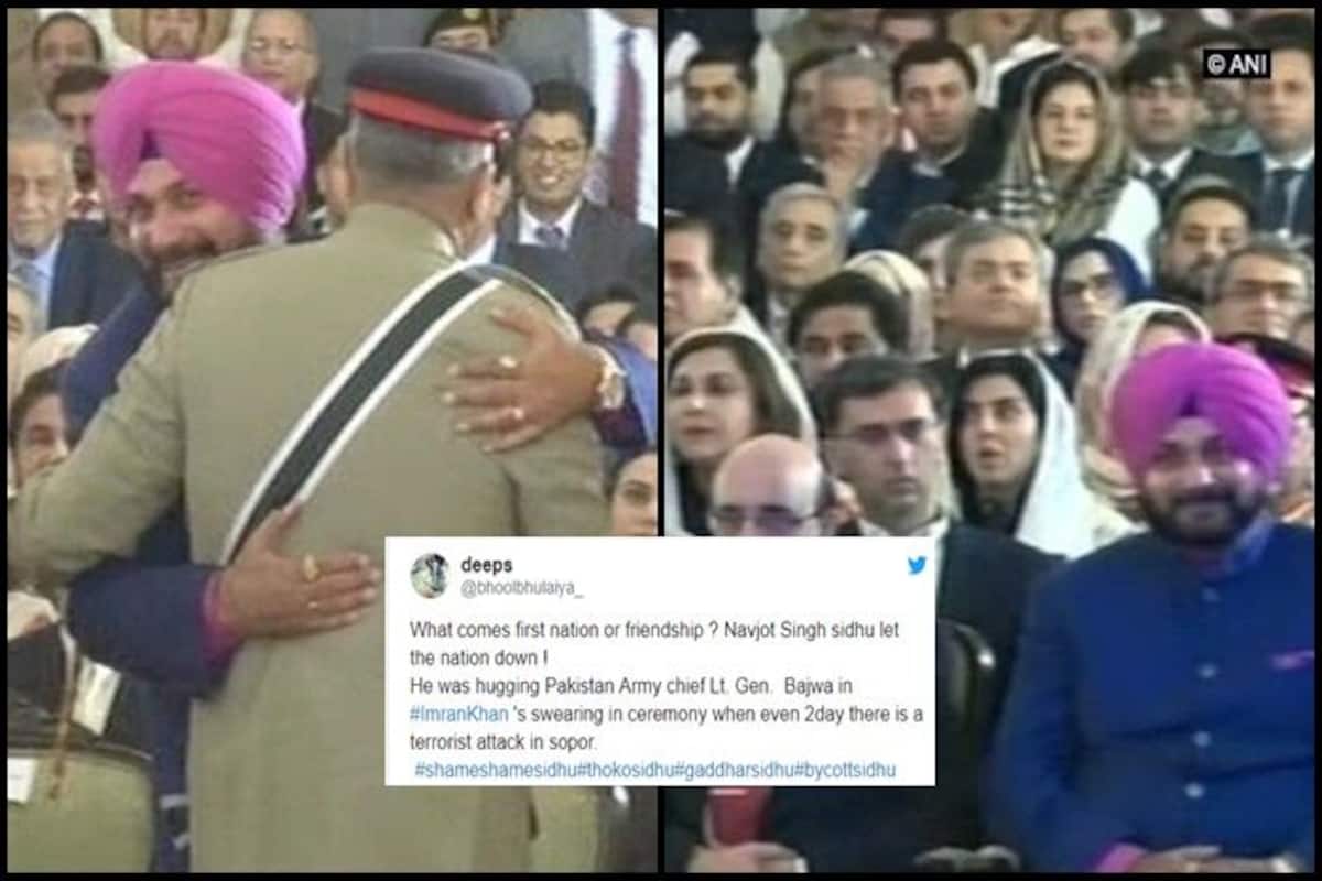 Imran Khan Becomes Prime Minister of Pakistan: Navjot Singh Sidhu TROLLED For Attending Oath Taking Ceremony Imran Khan Becomes Prime Minister of Pakistan: Navjot Singh Sidhu TROLLED For Attending Oath Taking Ceremony