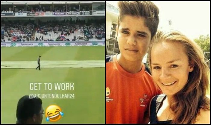 'get to work, arjun': danielle wyatt cheers for tendulkar jr