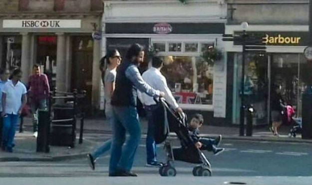 This Picture Of Taimur Ali Khan Taking A Stroll In London Is Breaking 