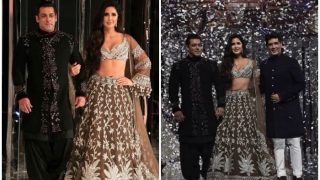 Salman Khan and Katrina Kaif Turn Showstoppers For Manish Malhotra’s Couture Show Salman Khan and Katrina Kaif Turn Showstoppers For Manish Malhotra’s Couture Show